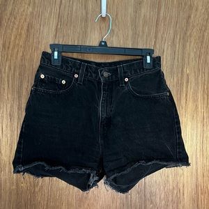 Vintage Levi’s 560 cutoff shorts